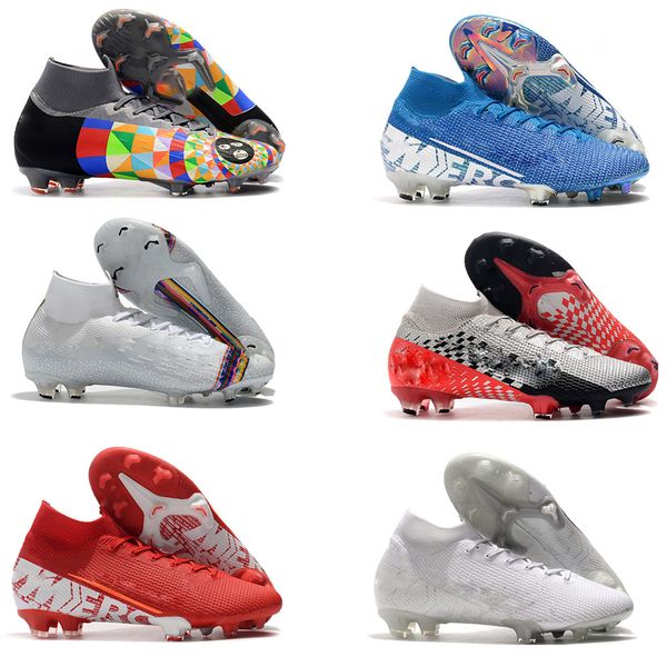 

горячие мужской superfly 7 elite se fg ic tf high помощи футбол комфортных leats роналд cr7 открытых бутсы mercurial испарение 13 elite fg