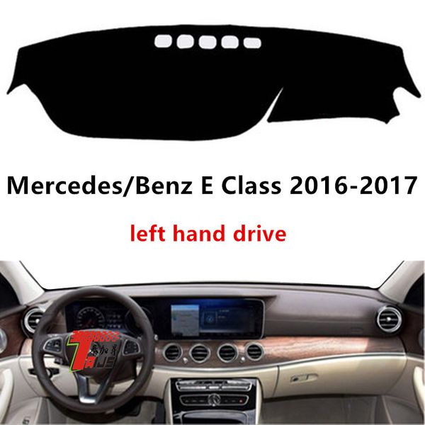 

taijs left hand drive car dashboard cover for e class 2016-2017 sun shade protective dashboard mat for e class