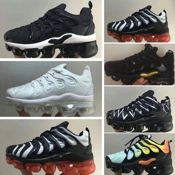 

nike air max tn plus Дети Плюс Tn Дети Родитель Ребенок Повседневная Обувь Для Мальчика Девочка Дизайнер Кроссовки Тройной Белый Черный Работает Тренер Обуви Eur 28-35