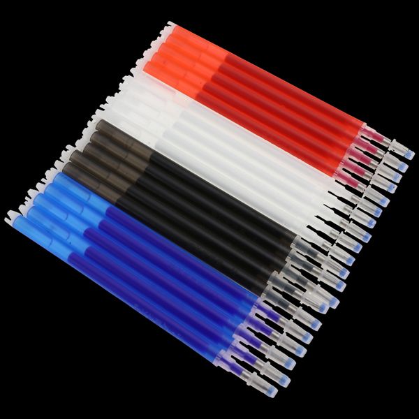 

10pcs coarse rod high temperature disappearance refill leather garment dash cutting marker pen school office stationery, Black