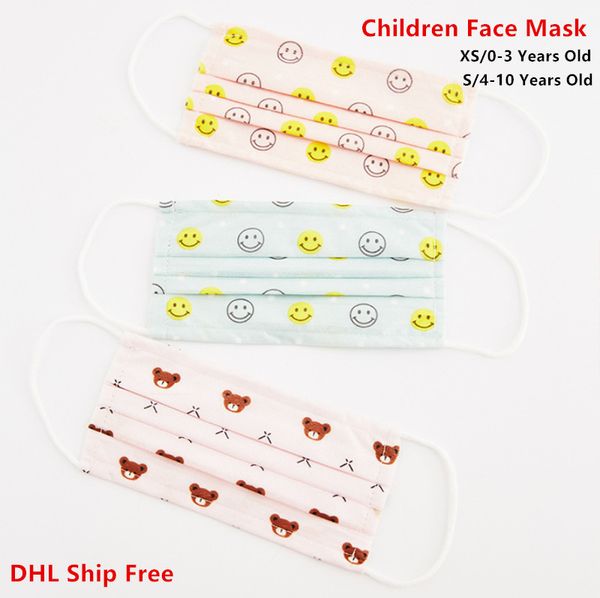 

fda ce approved child kids masks 3 layers disposable face mask for children baby soft and breathable protective mask 10pcs/lot