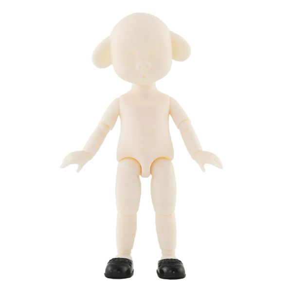 

1/12 16cm 13 flexible jointed nude doll body for ob11 pig doll