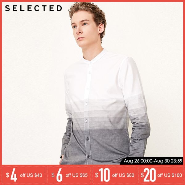 

mens 100% cotton long sleeved slim fit shirt |418305510, White;black