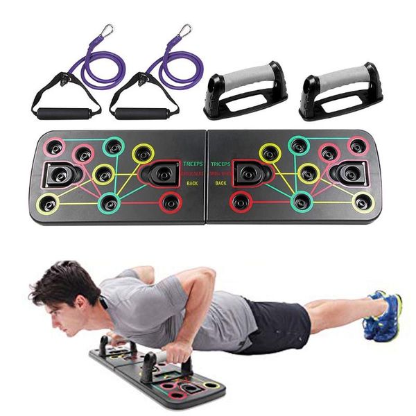 

3 styles comprehensive fitness exercise push-up stands for gym body training 10 in 1 push up rack board men women home