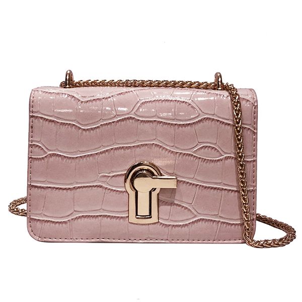 

lan lou bag woman new messenger hand of lading shoulder stone grain small square package luxury handbags women bags designer