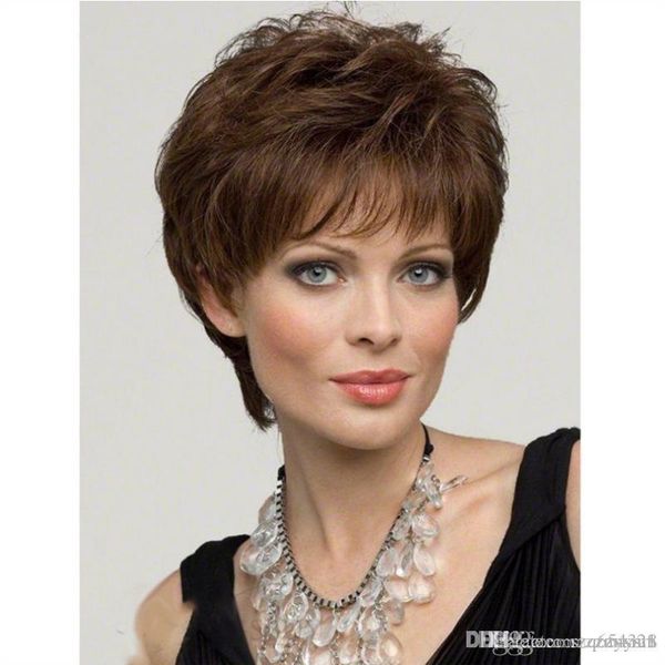 

fluffy short wig blonde synthetic curly short hair wig perruque afro bob wig tgbf, Black