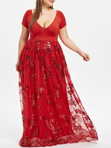 rosegal plus size maxi dresses