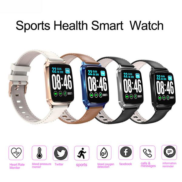 

m8 смарт часы водонепроницаемый кровяного давления смарт часы монитор сердечного ритма фитнес tracker wristband для android ios мужчины и же, Slivery;brown