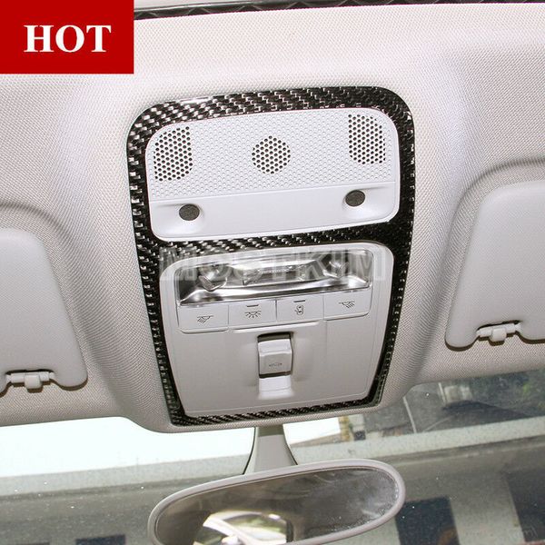 

carbon fiber inner front reading light trim cover 1pcs for audi a3 s3 2014-2018