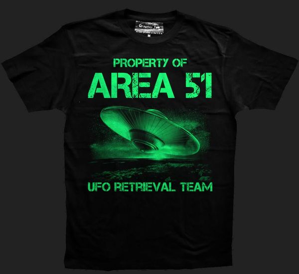

2019 new design fashion ufo t-shirt , area 51 t-shirt,spaceship t-shirt glow tee, White;black