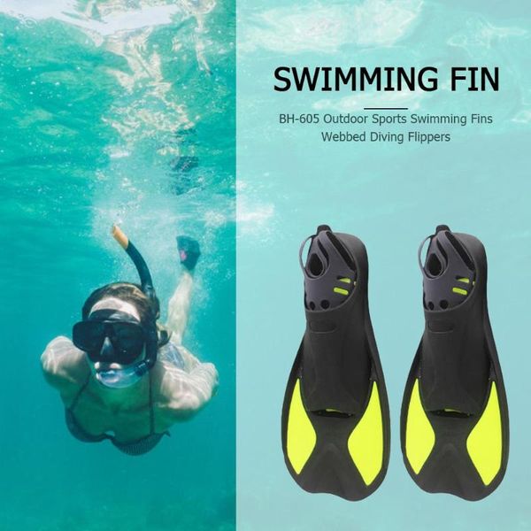 

bh-605 outdoor water sports adjustable swimming fins webbed diving flippers