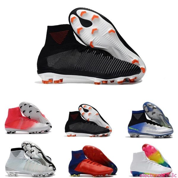 

оригинальный черный cr7 бутсы mercurial superfly v fg футбольные бутсы c ronaldo 7 top quality silver mens футбол бутсы, Black;green