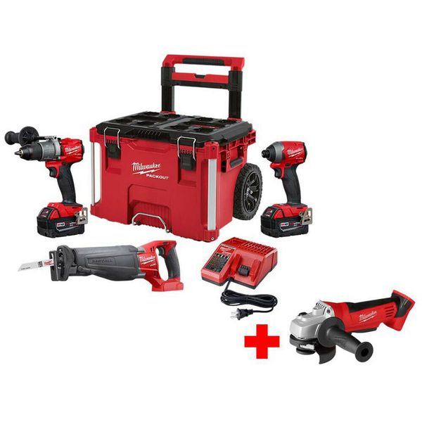 

Milwaukee 2997 23 po 18v m18 fuel awzall 3 tool combo kit with packout