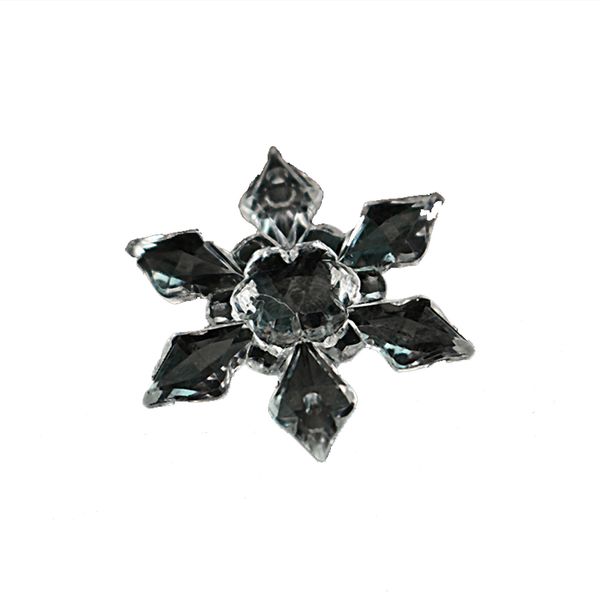 

20pcs christmas snowflake gem flatback snowflake crystal acrylic rhinestone gems diy craft scrapbooking decor 30mm in diameter c