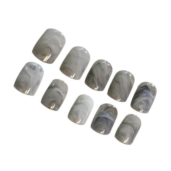

24pcs diy false nail tips full cover creative fake nails false nail for women girls (albarium, Red;gold