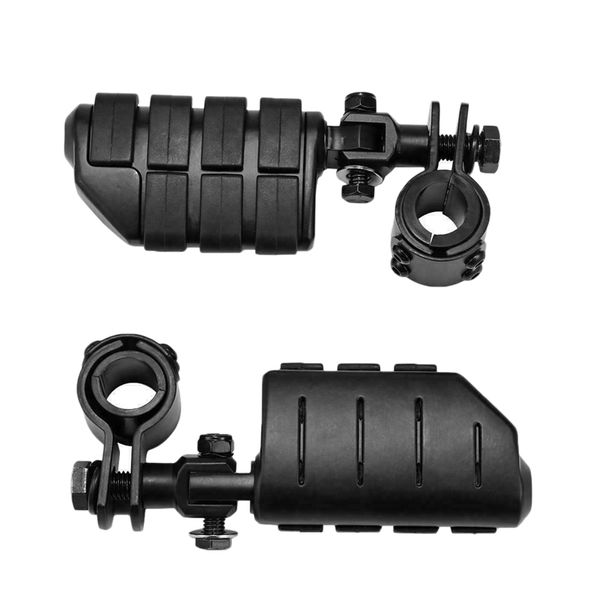 

motorcycle highway foot pegs pads 1 inch engine guard clamps fit for