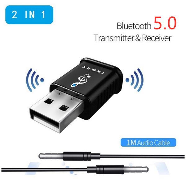 

msd168 bluetooth 5.0 адаптер 2в1 музыка аудио приемник передатчик 3,5 мм aux для автомобилей tv pc wireless adapter