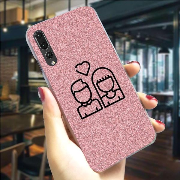 

rose glitter hard phone cover for huawei nova 5i case 6a 7a pro 8 9 10 lite view 20 pro 9x y6 y7 y9 prime nova 3 3i 4