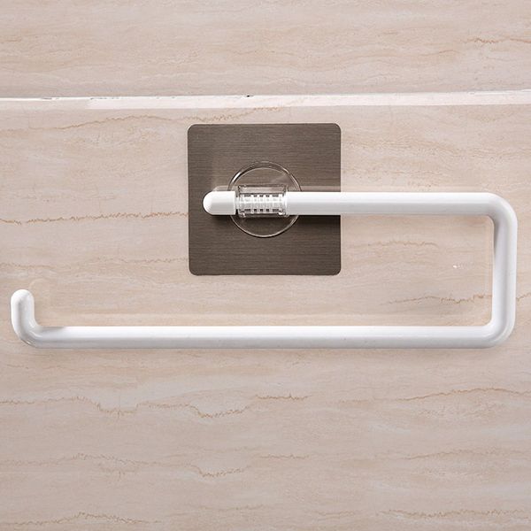 

magic seamless sticker bathroom rack towel holder organizer multi-purpose wall suction towel rack roll paper tissue shelf