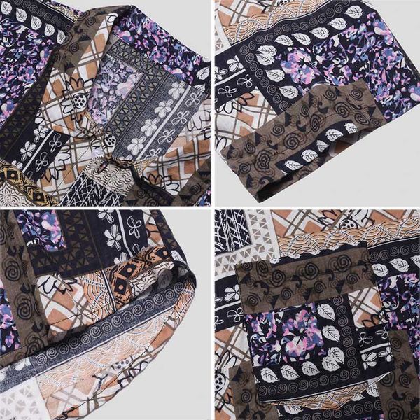 

summer fashion men hawaiian shirt short sleeve printed 2020 casual loose button breathable camisa beach shirts, White;black