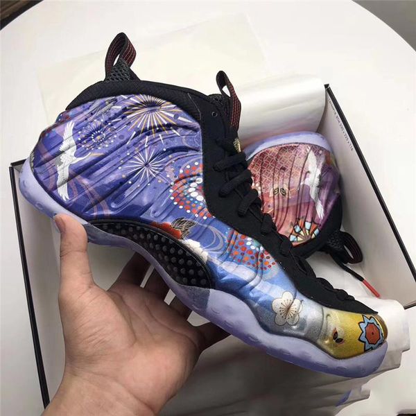 

2019 Аутентичные FOAM ONE NRG GALAXY Penny Hardaway One Баскетбольные кроссовки для мужчин. Спортивные кроссовки из углеродного волокна с коробкой.