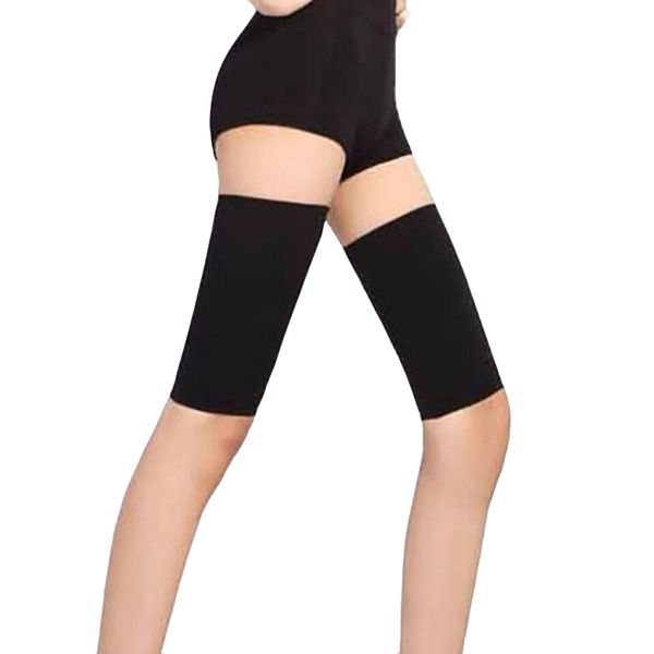 

graduated pressure stretch compression socks knee high orthopedic socks solid color nylon circulation stretch calf support, Black