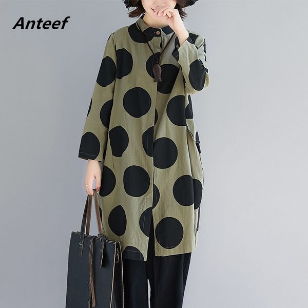 

spring autumn cotton linen vintage long plus size casual loose blusas camisas mujer shirt women blouse 2019 clothes ladies, White