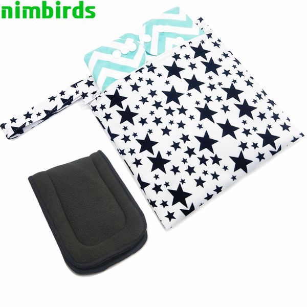 

waterproof wet bag fashion prints wet dry diaper bag pocket nappy wetbags reusable pul travel dry 20x23 cm diaper