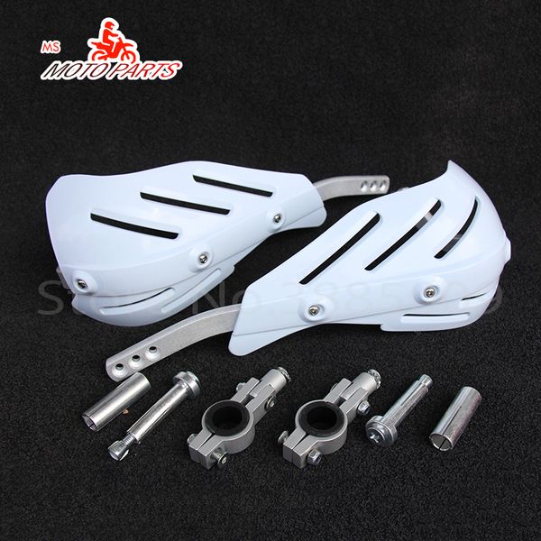 

motorcycle motorcross dirt bike atv handlebar guard handguards hand brush guards fit 7/8" 22mm or 1-1/8 28mm fat bar universal