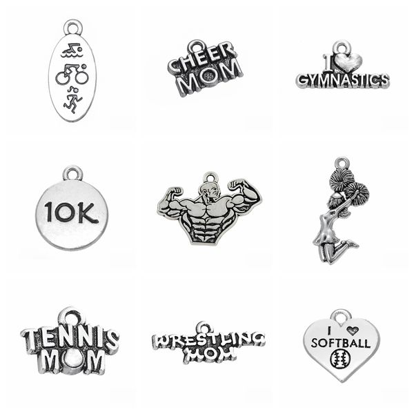 

10 подвеки поѬ аниное еѬебѬо поѬ мама мђкђлий еловек кейбоѬд ж, Bronze;silver