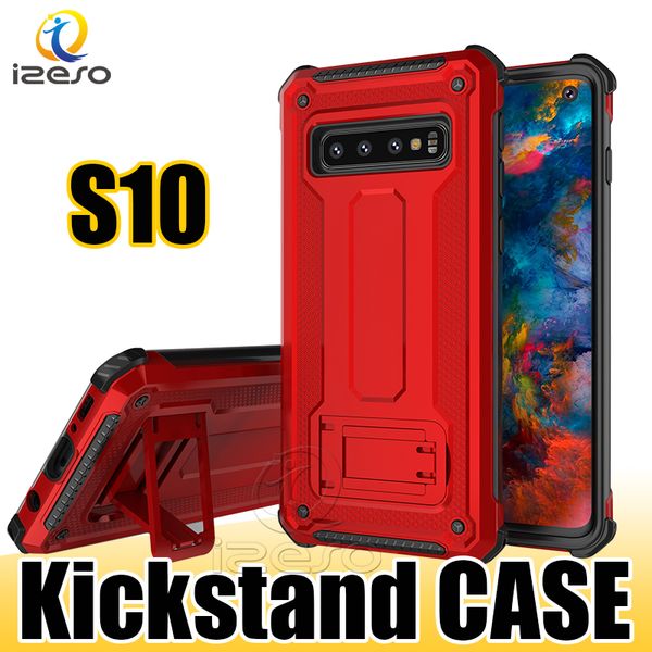 

hybrid armor kickstand phone case for iphone 11 pro max samsung galaxy s20 note 10 s10 plus m10 a70 huawei mate20 moto e5