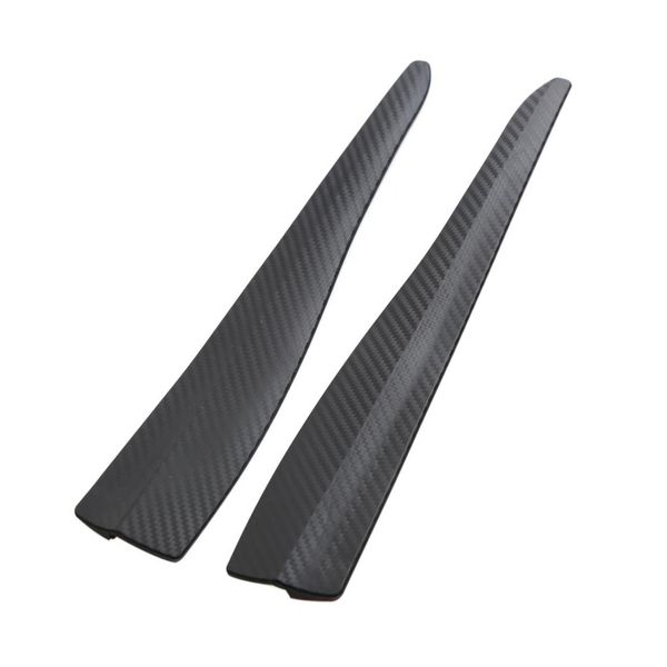 

2 piece car rearview mirror anti-scratch trim protector sticker carbon fiber