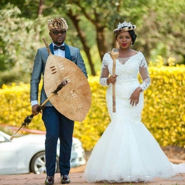 

пл ѬазмеѬ длинне Ѭђкава жно-аѬиканка вадебное плае vestido де novia batea sheer е, White