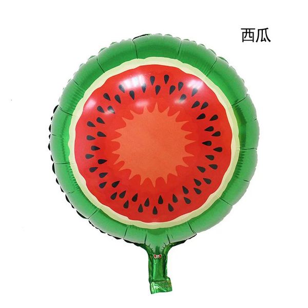 18 Fruit Foil Helium Balloon Peach Watermelon Kiwi Strawberry