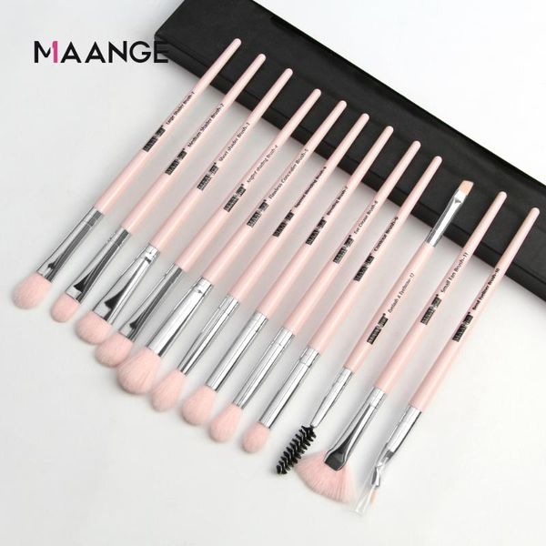 

makeup brushes set professional 12 pcs/lot makeup brushes set eye shadow blending eyeliner eyelash eyebrow brush for tool