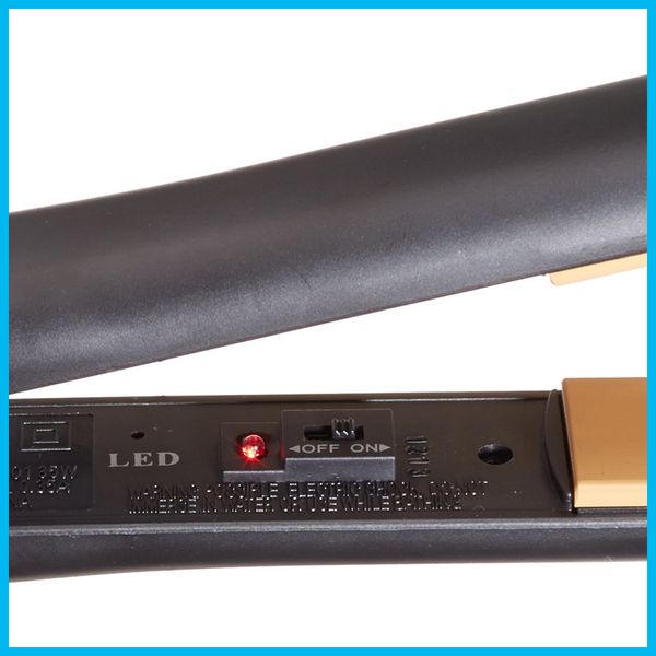 

chi pro 1" ceramic ionic tourmaline flat iron hair straightener with retail box, Black