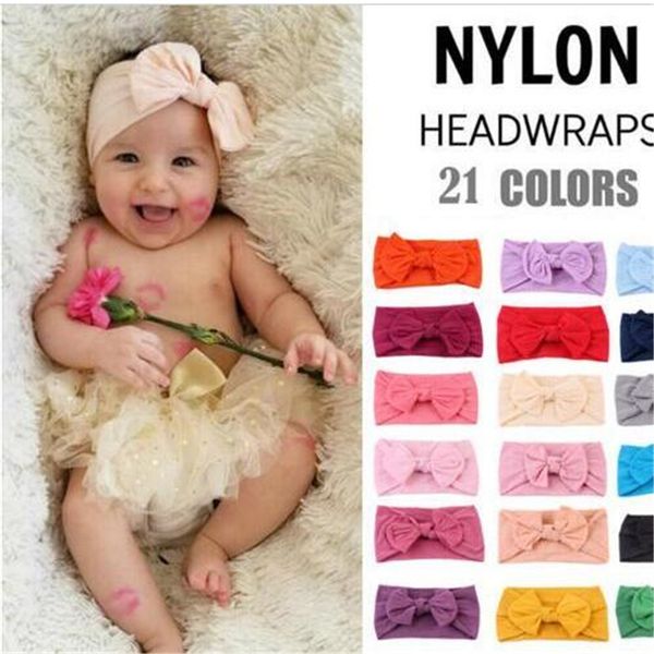 

ins european and american baby candy colors bow headband baby girl elegant hair bows accessories designer headband fj360, Slivery;white