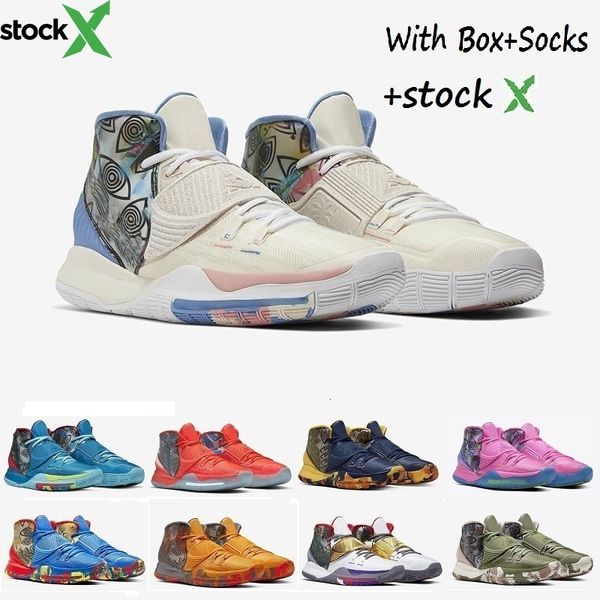 

stock x irving limited 6 mens basketball shoes 6s black magic for chaussure triple black white trainers designer sneakers 7-12
