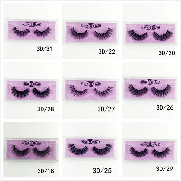 

medium and long section 3d mink eyelashes eye makeup mink false lashes soft natural thick fake eyelashes 16style dhl ing