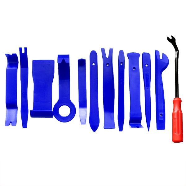 

12pcs trim wedge set plastic mount lever release lever tool lifting wedge repair tools for car audio trim removal tool