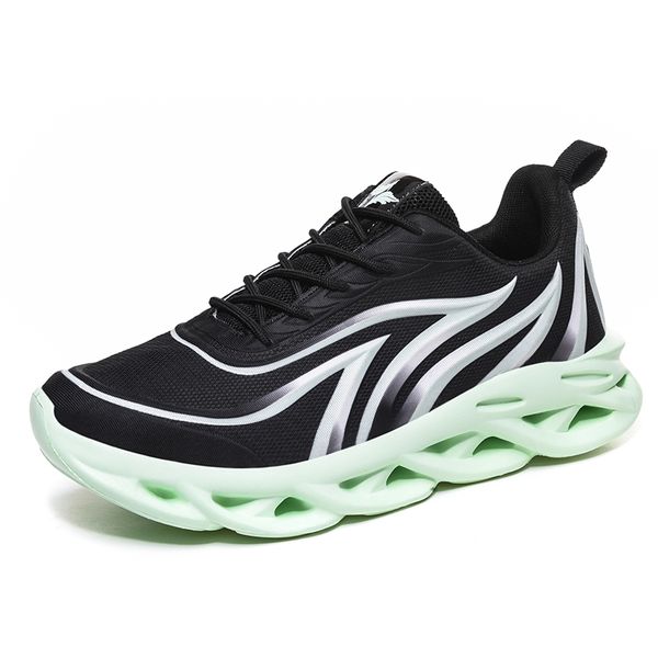 

men running shoes air cushion sneakers breathable outdoor walking sport shoes for male lace-up casual bubble men footwear