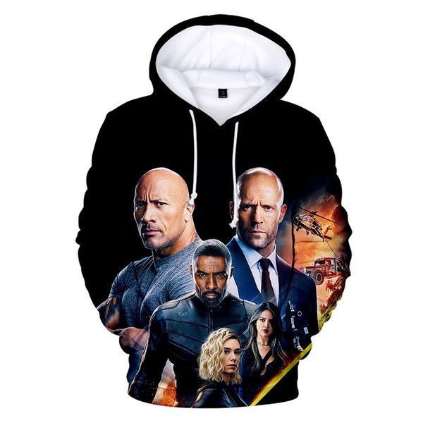 

Designer Fast and Furious Mens Hoodies 3D Print Spring and Autumn Mens Clothes Casual Honne Tops