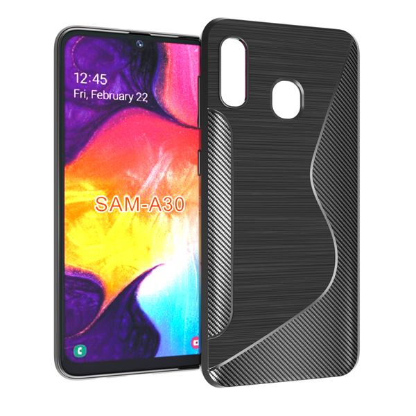 

for samsung galaxy a30 cover ns line tpu gel skin cover soft shockproof case