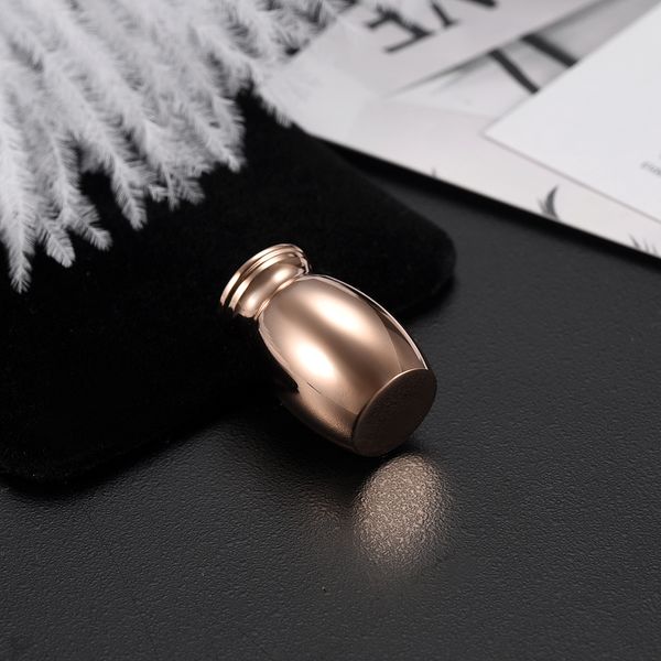 

n013 blank rose gold color mini jar cremation urns memorial custom date name engraving stainless steel cremation urn, Silver