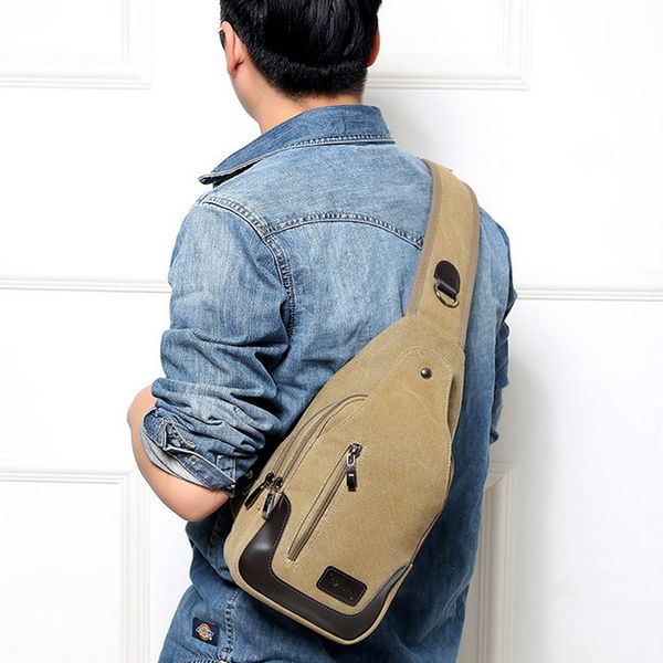 

vertvie 2019 canvas shoulder bag male portable design outdoor backpack chest bag casual messenger bags handbags