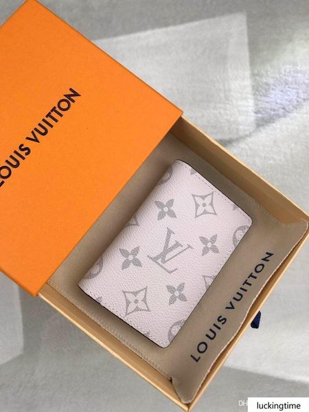 

men women holding a purse single zipper banknotes folder card wallet without box