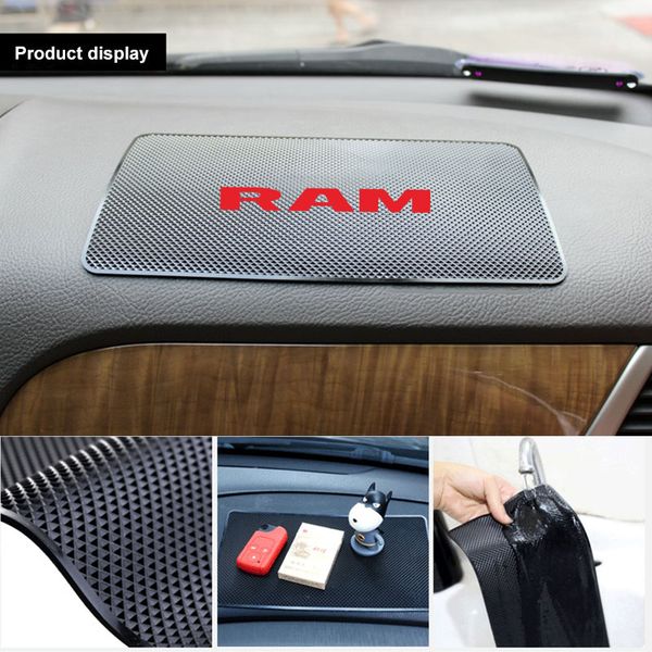 

2pcs car anti slip mat for dodge silicone pad car mats interior accessories