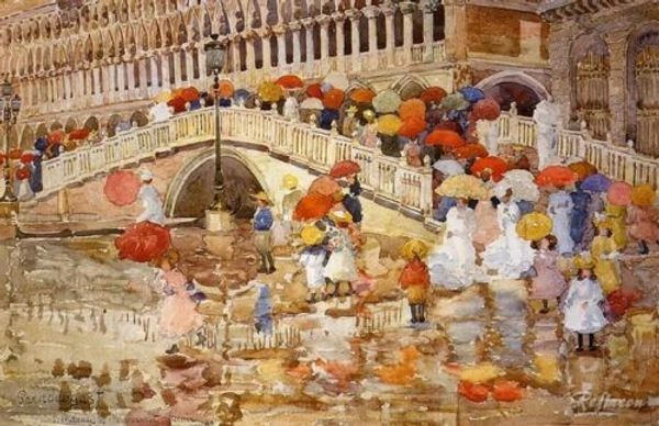 

морис прендергаст зонтики под дождем главная wall art decor ручная роспись hd печать маслом на холсте wall art холст картины 190903