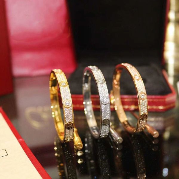 

престижное дизайнер ювелирных изделий женщины браслеты любовь алмазная браслеты браслеты конструктора банкет ювелирных изделий розовое золот, Golden;silver