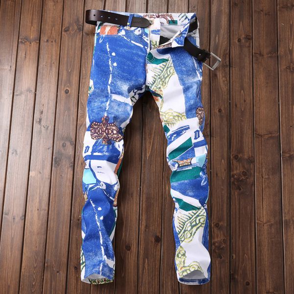 

men's jeans trendy, distressed, nostalgic, tattered men's jeans pants
